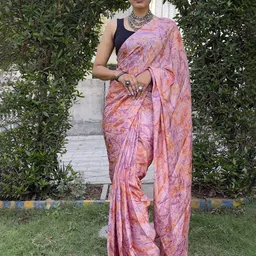 Mitera Floral Printed Ready to Wear Saree-picture-19