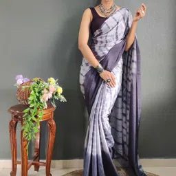 Mitera Dyed Satin Ready to Wear Saree-picture-26