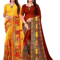 KALINI Women Yellow Sarees-picture-14