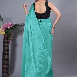 Mitera Zari Pure Crepe Ready to Wear Saree image 5