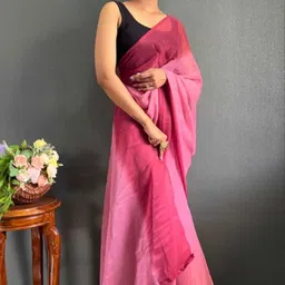 Mitera Pure Crepe Ready to Wear Saree image 4