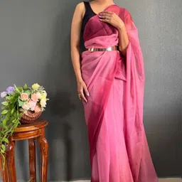 Mitera Pure Crepe Ready to Wear Saree image 5