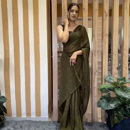 Mitera Zari Pure Chiffon Ready to Wear Jamdani Saree image 3