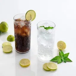 swift international (Pack of 24) Polycarbonate Unbreakable Stylish Transparent High(p24) Glass Set Water/Juice Glass image 5