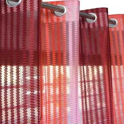 Homefab India Unisex Maroon Curtains and Sheers image 3