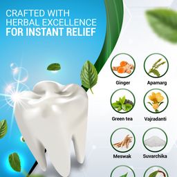 Patanjali Set of 4 Dant Kanti Toothpaste for Sensitive Teeth - 50 g Each image 3