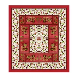 POORAK Red & White Ethnic Motifs 104 TC Cotton Queen Bedsheet Set image 4