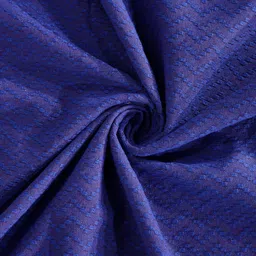 Arrabi Red & Navy Blue Geometric 300 TC Cotton Single Bedsheet with 1 Pillow Covers image 5