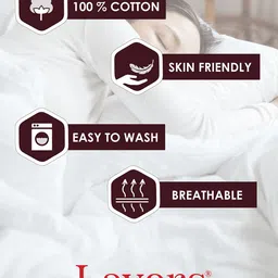 Layers Blue Floral 230 TC Cotton Queen Bedsheet With 2 Pillow Covers image 2