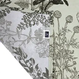 Steve & Anderson Elevate Olive Green Floral 164 TC Queen Bedsheet Set- 2.24 m x 2.54 m image 5