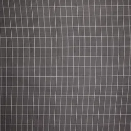 BELVOSTUM Grey & White Checked 260 TC Microfiber Double King Bedsheet & 2 Pillow Covers image 4