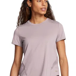 UNDER ARMOUR Women Solid Round Neck T-shirt-picture-18