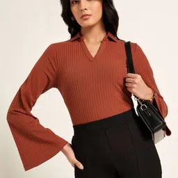Annabelle by Pantaloons Women Ribbed Top-picture-21