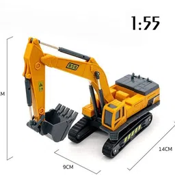 darvice Unbreakable Bulldozer Excavator Toy Kids Digger Trucks Construction Vehicles Toy image 2