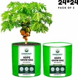 HDPE Grow Bag, 24x24 Inches - Pack of 2 - Large and Durable for Big Plants Grow Bag-image-75