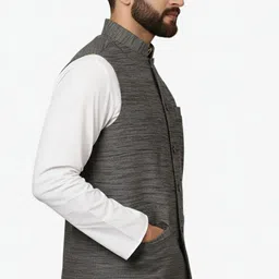 jayasha enterprises Solid Men Waistcoat image 3