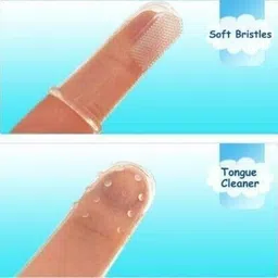 kotley Silicone Baby Finger-Brush with Case Ultra Soft Extra Soft Toothbrush image 4