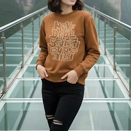 Moda Rapido Women Printed Sweatshirt image 4