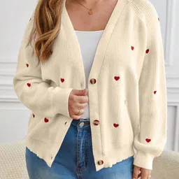 StyleCast Women Ribbed Cashmere Cardigan-image-87