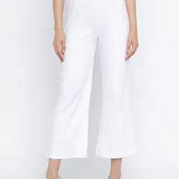 DressBerry Women Wide Leg Cropped Trousers-image-30
