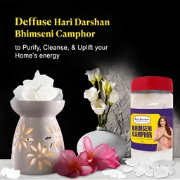 Hari darshan White Bhimseni Camphor - 100g image 3