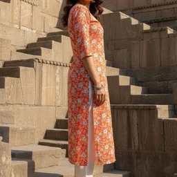 THE FAB FACTORY Floral Printed Kurti image 3