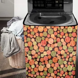 The Furnishing Tree Multi-Coloured Printed Washing Machine Cover image 5