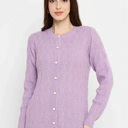 Madame Women Cable Knit Cardigan-image-11