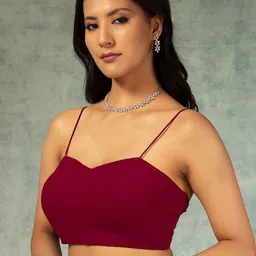 Indya Luxe Georgette Bralette Crop Top image 3