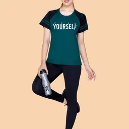 White Moon Women Typography 2 Applique T-shirt image 3