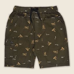 Wish Karo Boys Printed Regular Fit Cargo Shorts-picture-29