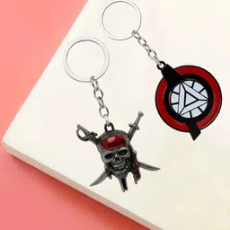 Shine N Sober Set Of 2 Pirates Of The Caribbean & Marvel Avenger Keychain image 5