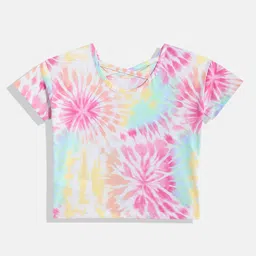 THE CHILDREN'S PLACE Girls Tie and Dye Printed T-shirt-picture-39