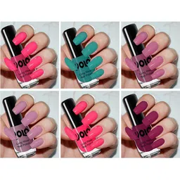 VOLO Set of 6 Color Rich Toxic Free Perfection Shine Nail Polish-5ml Each-VT-070 image 1
