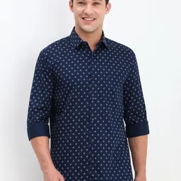 Allen Solly Men Slim Fit Opaque Printed Casual Shirt-picture-35