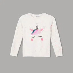 Fame Forever by Lifestyle Girls Colourblocked Pullover with Embellished Detail-picture-37