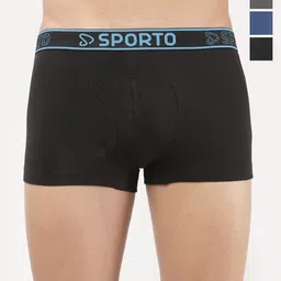 Sporto by Macho Men Pack Of 4 Combed Cotton Trunk-picture-20