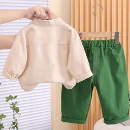 LULU & SKY Boys Printed Shirt with Capris image 3