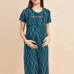 PASTEL CLIP Printed Nightdress-picture-30