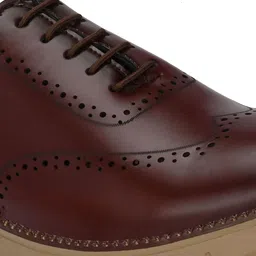 BIZZARO Men Round Toe Lace-Ups Comfort Insole Lightweight Brogues image 2