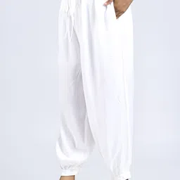 payal creation Solid Rayon Women Harem Pants image 2