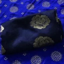 REDFISH Printed Bandhani Chiffon Saree image 4