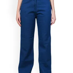 NEUNK Women Comfort Straight Fit Mid-Rise Stretchable Jeans-image-46
