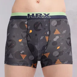 HRX by Hrithik Roshan Pack Of2 Printed Breathability Trunks HTO-PV-Print-111-113-S image 5