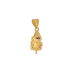 BHIMA 22K BIS Hallmark 916 Purity Yellow Gold Ganesha Pendant image 5