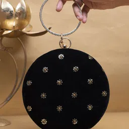 ARTKLIM Embroidered Box Clutch-picture-30