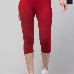 UllasPemium Women Pack Of 2 Skinny Fit Low-Rise Capris-image-84