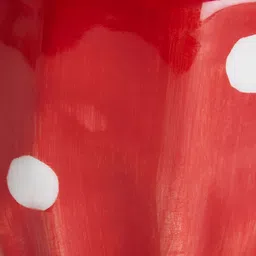 haus & kinder Red & White 2 Pieces Printed Ceramic Glossy Cups 240 ml image 5