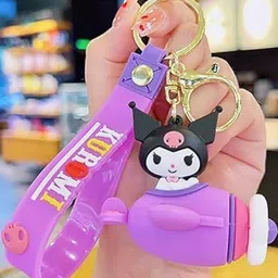 APNA KANHA 3D Cartoon Kitty Kuromi Keychain image 2