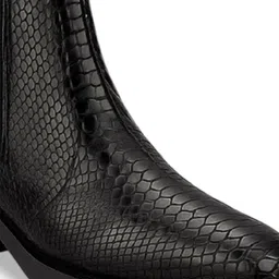 Bxxy Men Textured 2-Inch Heel Height Increasing Chelsea Boots image 5